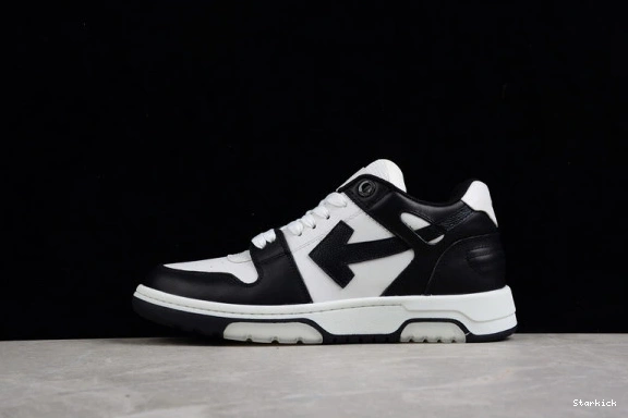 O-W Out Sneakers Of Leather Office Low-top 0902